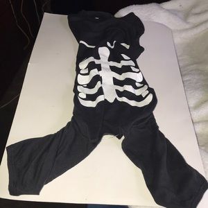 NWOT Pet Skeleton Halloween Costume